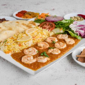 Menu Crevettes Masala