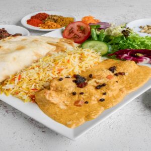 Menu Blanc Poulet Tikka